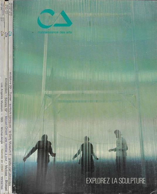 Connaissance des arts Anno 1975 n. 276-282-286 - copertina