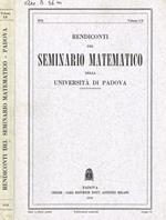 Rendiconti del Seminario Matematico della Università di Padova. Anno 1978, vol.LX