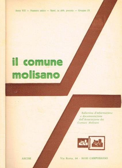 Il comune molisano anno VII Numero Unico - copertina