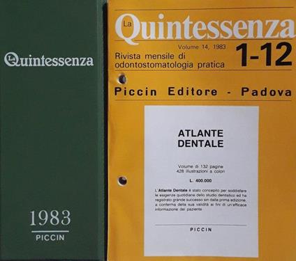 La Quintessenza. Rivista mensile di odontostomatologia pratica - copertina