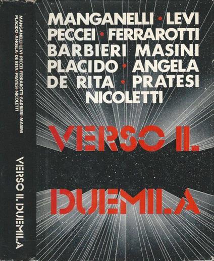 Verso il Duemila - copertina