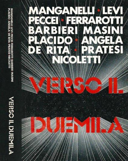Verso il duemila - copertina