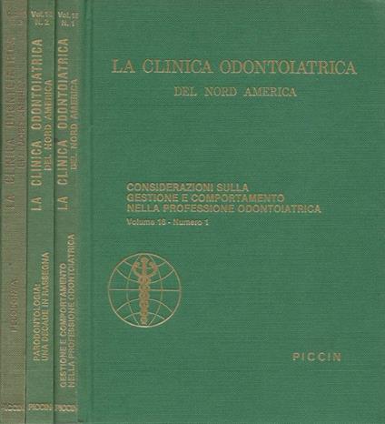 La Clinica Odontoiatrica del Nord America. Rivista quadrimestrale - copertina
