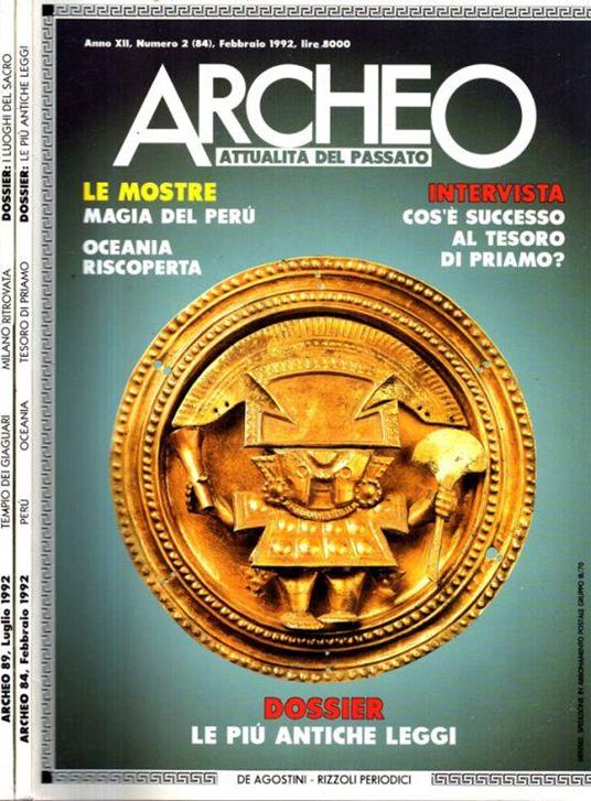 Archeo N.2-7 1992 - copertina