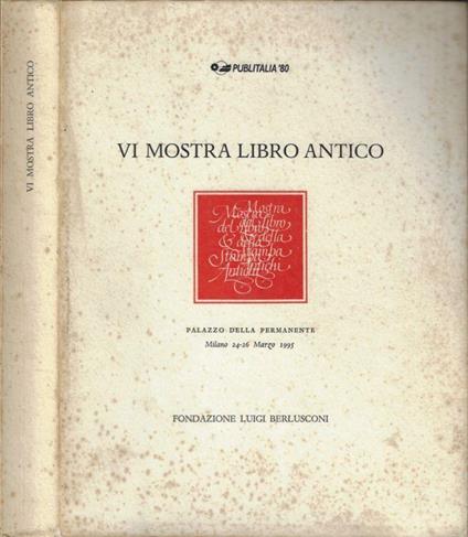 VI Mostra Libro Antico - copertina