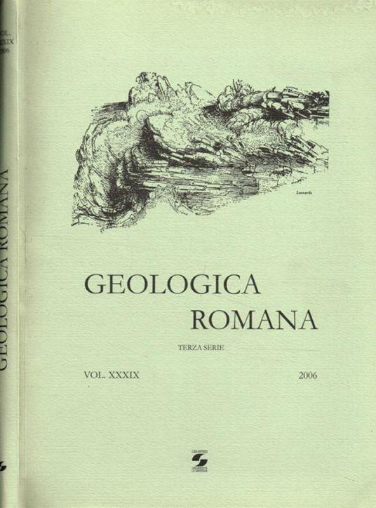 Geologica Romana terza serie, vol.XXXIX, 2006 - copertina