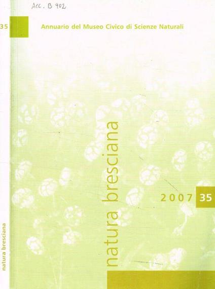 Natura bresciana 35 - copertina