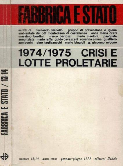 Fabbrica e Stato - 1975 - copertina