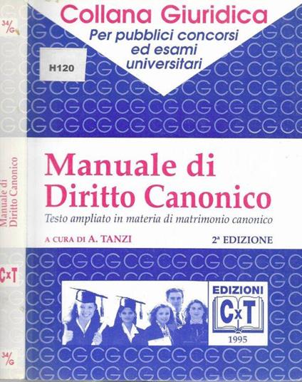 Manuale di Diritto Canonico - copertina