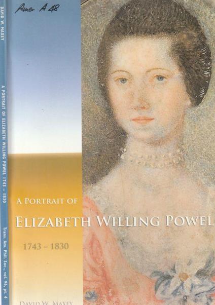 A portrait of Elizabeth Willing Powel - copertina