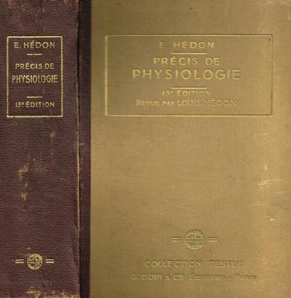 Précis de physiologie - copertina