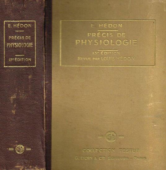 Précis de physiologie - copertina