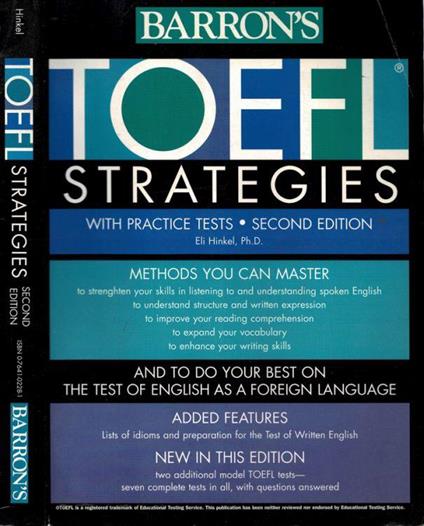 Toefl Strategies - copertina