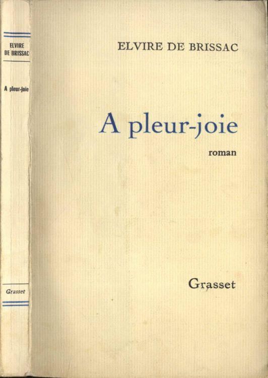 A pleur - joie - copertina