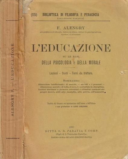 L' educazione - copertina