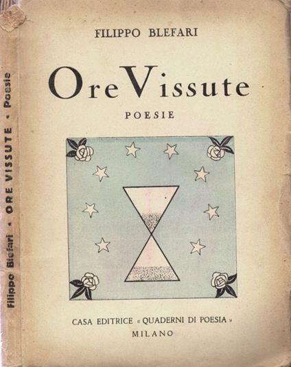 Ore vissute - copertina