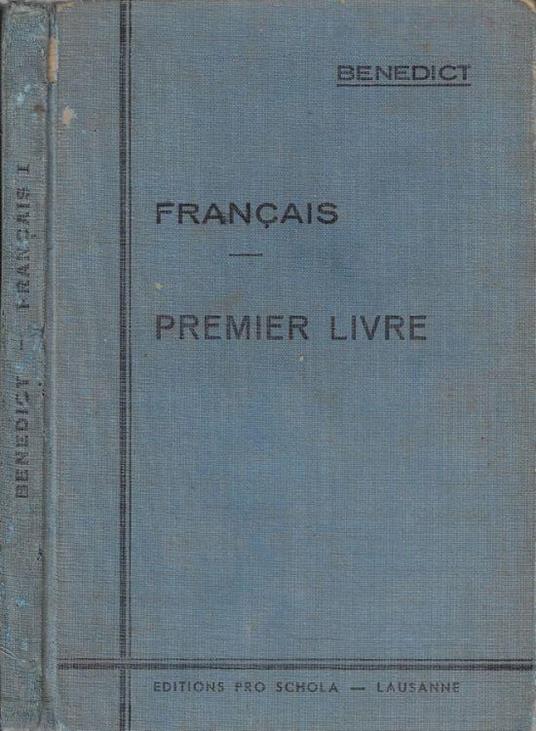 Français premier livre - copertina