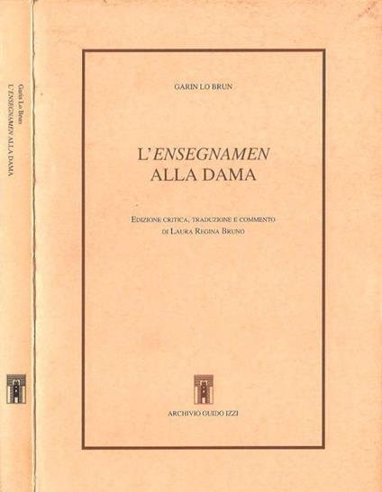 L' ensegnamen alla Dama - copertina