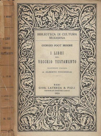 I Libri del Vecchio Testamento - copertina