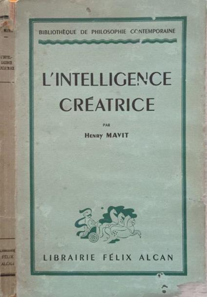 L’ntelligence créatrice - copertina