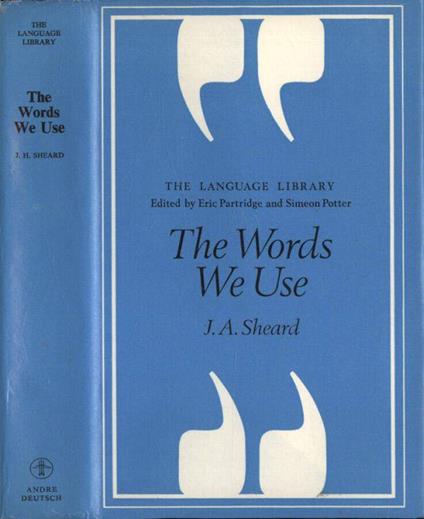 The words we use - copertina