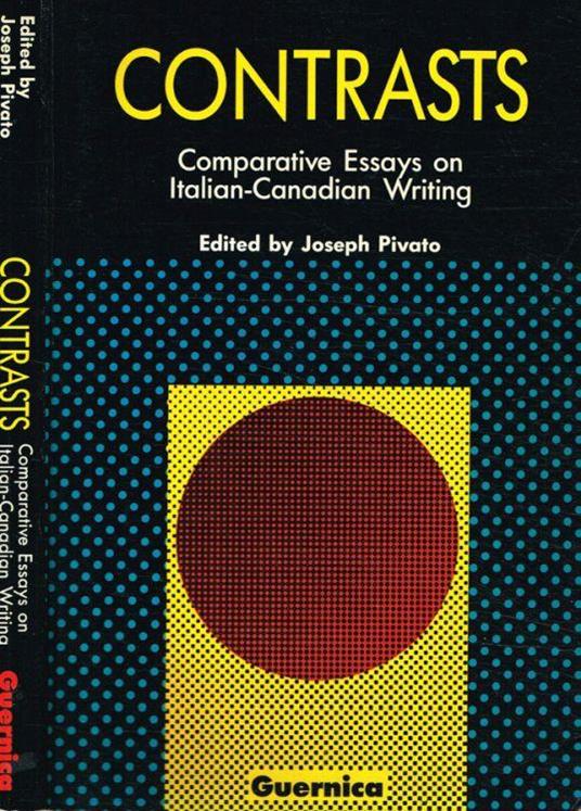 Contrasts. Comparative essays on italian canadian writing - copertina