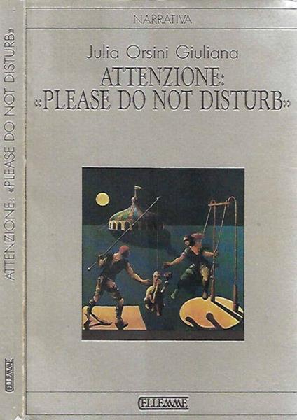 Attenzione " Please Do Not Disturb " - copertina