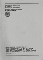 Sul controllo di carica dei transistori a giunzione