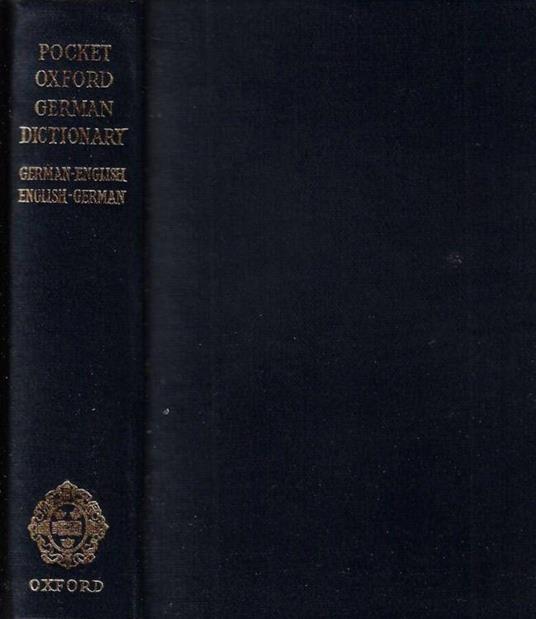 The pocket Oxford german dictionary - copertina