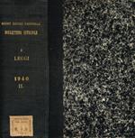 Bollettino Ufficiale. Leggi, decreti, regolamenti e altre disposizioni generali. Anno 1940, n.27/53