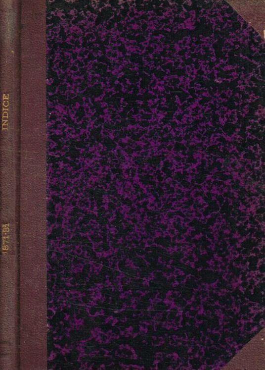 Indice analitico delle materie contenute negli annali di statistica pubblicati nel decennio 1871-81 - copertina