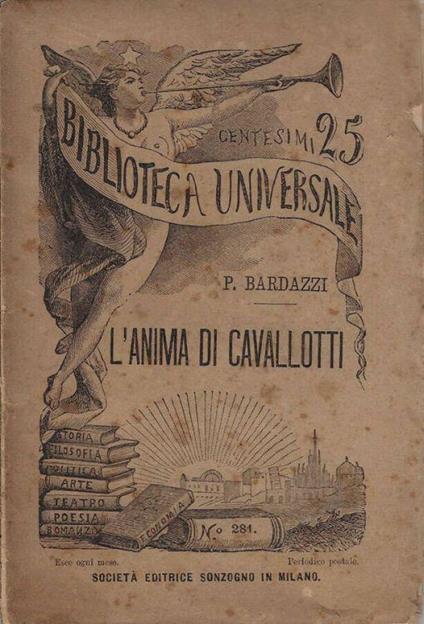 L' anima di Cavallotti - copertina