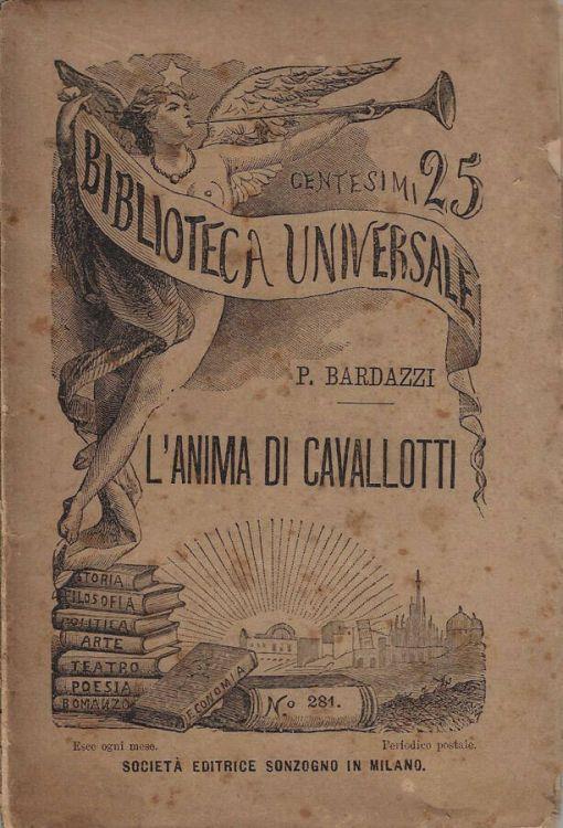 L' anima di Cavallotti - copertina