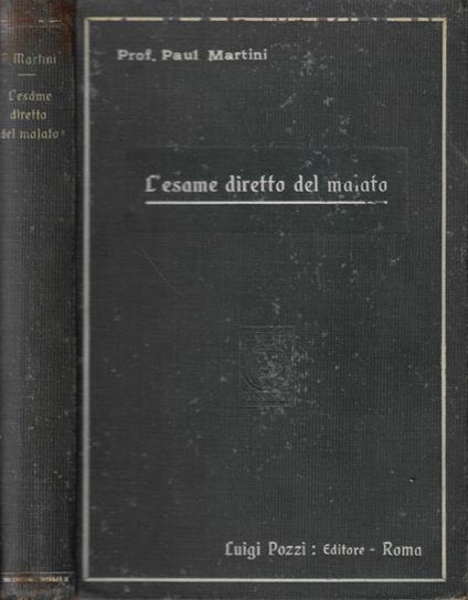 L' esame diretto del malato - copertina