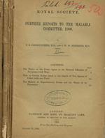 Royal Society. Reports to the malaria committee. N.II, III, IV, V, VIII
