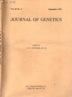 Journal of genetics Vol 60 N. 3 1971