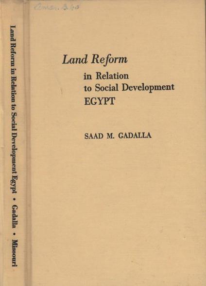 Land reform - copertina