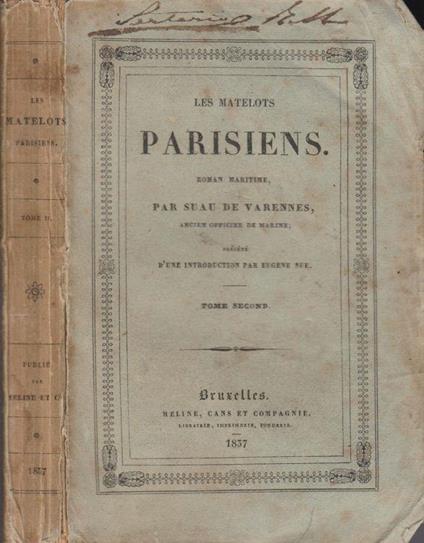 Les matelots parisiens - copertina