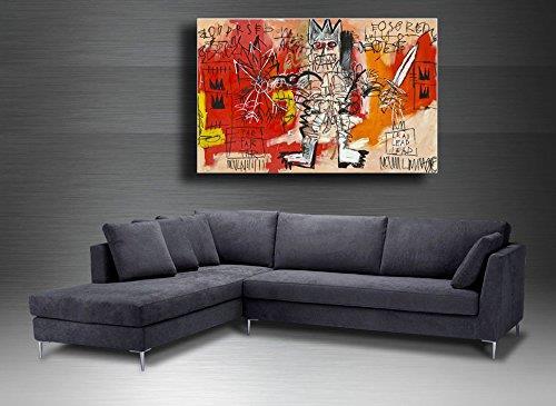 50 cm x 75 cm senza cornice Chihie Jean Michel Basquiat stampe su tela da parete pittura a olio decorazione per la casa 