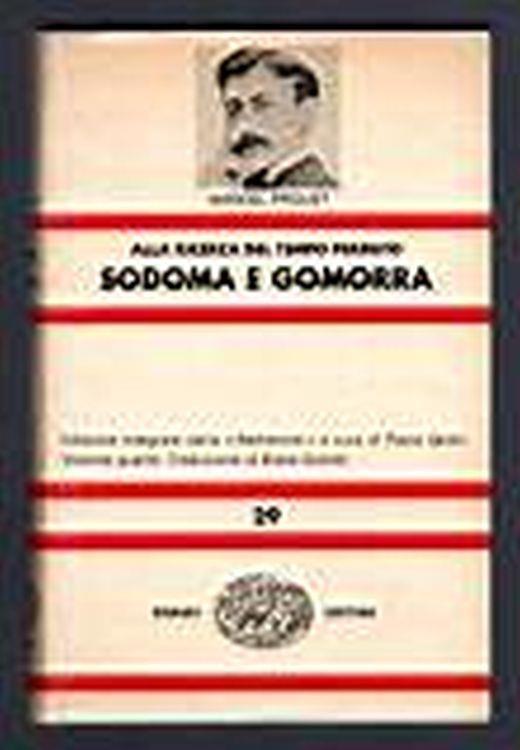 Sodoma e Gomorra - Marcel Proust - copertina