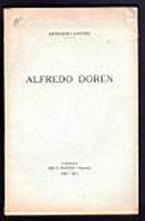Alfredo Doren - Armando Sapori - copertina