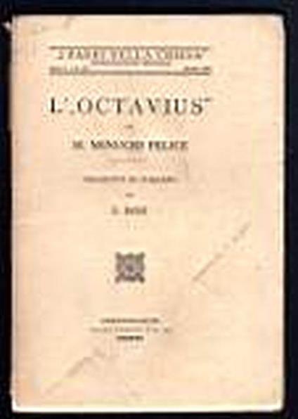 L' Octavius di M. Minucio Felice - copertina