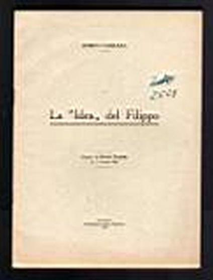 La "Idea" del Filippo - Enrico Carrara - copertina