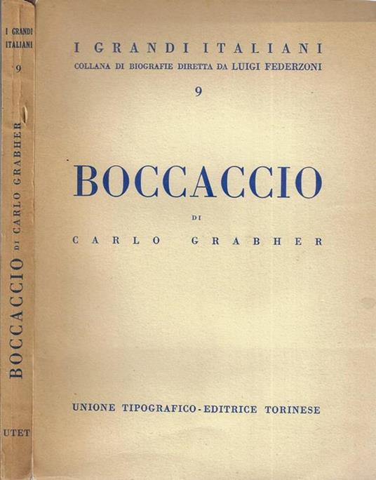 Boccaccio - Carlo Grabher - copertina