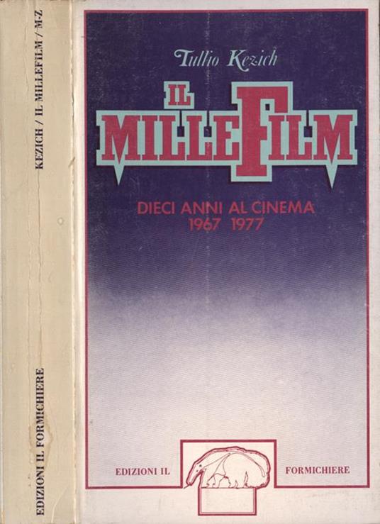 Il millefilm Vol. II. M - Z - Tullio Kezich - copertina
