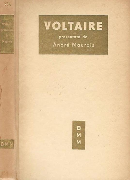 Voltaire - André Maurois - copertina