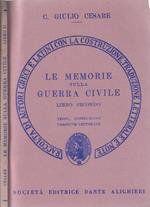 Le memorie sulla guerra civile. Libro 2º. Versione interlineare