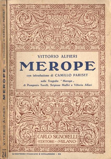 Merope - Vittorio Alfieri - copertina