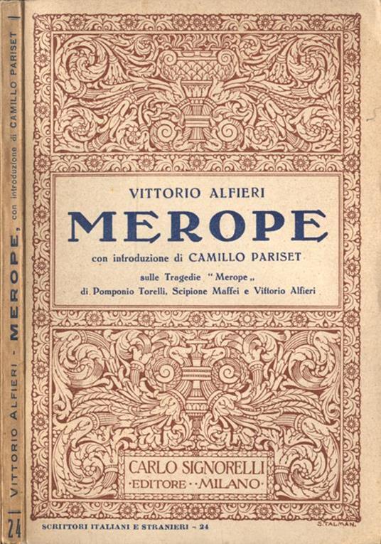 Merope - Vittorio Alfieri - copertina