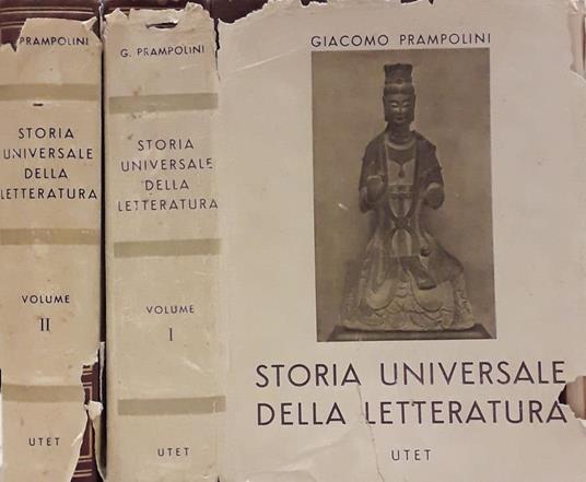 Storia universale della letteratura. Vol. I e II - Giacomo Prampolini - copertina